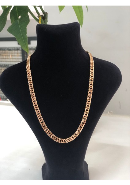 Xuping Kalın Zincir Model Rose Gold Kadın Çelik Kolye