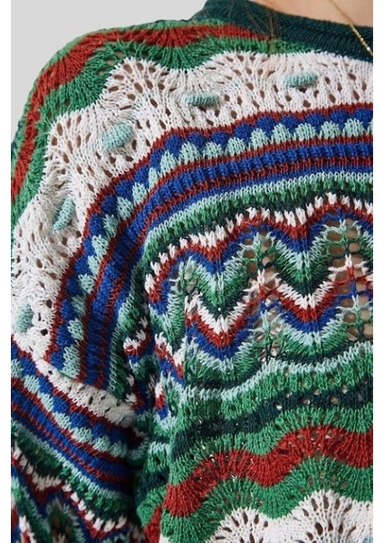 Retro Ajur Triko Kazak
