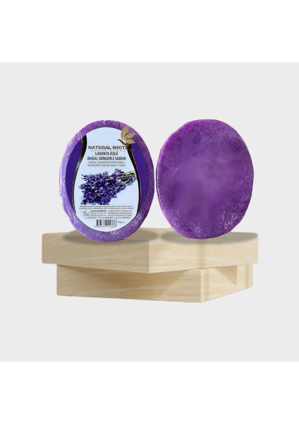 Lavanta Özlü Doğal Süngerli Sabun 135 gr