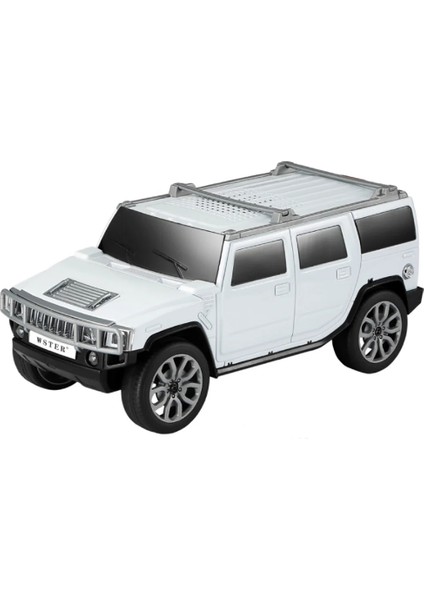 WS590 Model Jeep Araba Tws Müzik Çalar Kolon Bluetooth Hoparlör Speaker 8 Watt Fm Radyo Sd Kart USB