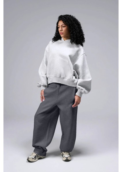 Kadın Mevsimlik Salaş Geniş Rahat Paça Yan Cepli Eşofman Altı Baggy fiyatları