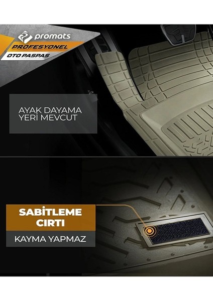 Honda Civic Sedan 2012-2016 Oto Paspas Profesyonel 4d (Bej) indirimleri