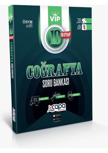 Çapa Yayınları 10. Sınıf Coğrafya Soru Bankası