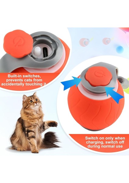 Akıllı Oyun Topu – Kuyruklu, Otomatik , Kedi ve Köpekler Için Etkileşimli Evcil Hayvan Oyuncağı fiyatları