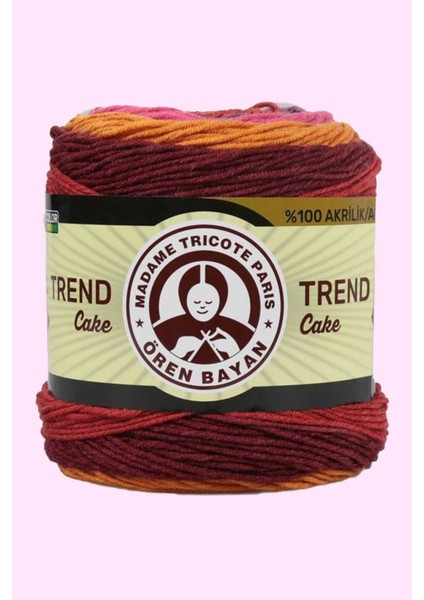 Trend Cake Batik Ebruli El Örgü Ipi 625