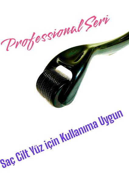 Toptan Dermaroller Titanyum 540 Iğneli 0.5mm Siyah