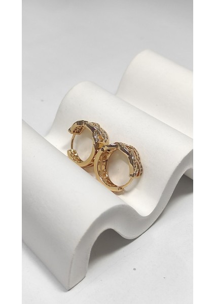 Xuping Vip Rose Gold Zirkon Taşlı Halka Çelik Kadın Küpe fiyatları