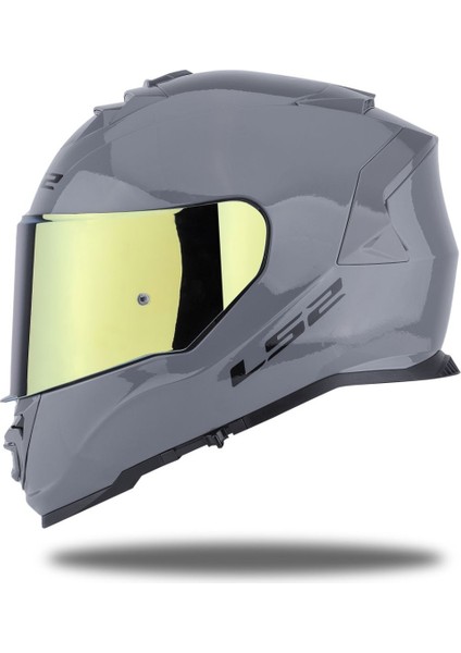 Storm 2 Nardo Gri Kapalı Motosiklet Kaskı Gold Camlı fiyatları