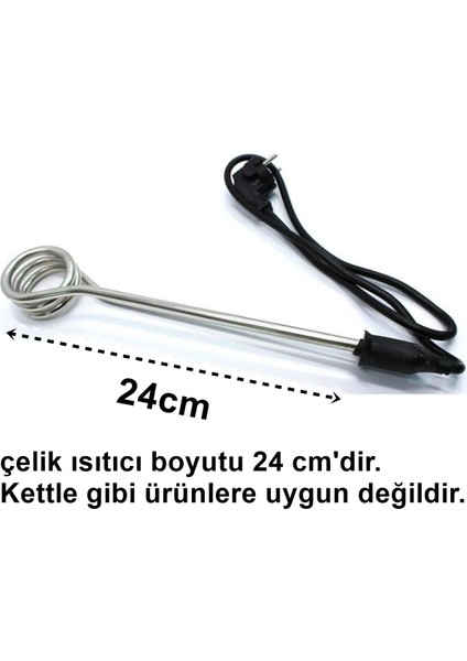 Daldırma Tip Çelik Su Isıtıcı 1500 Watt 721261