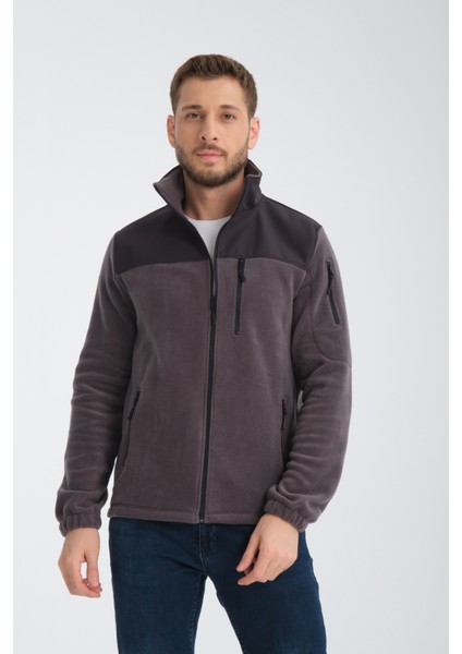 Tam Fermuarlı Softshell Garnili Polar Ceket modelleri