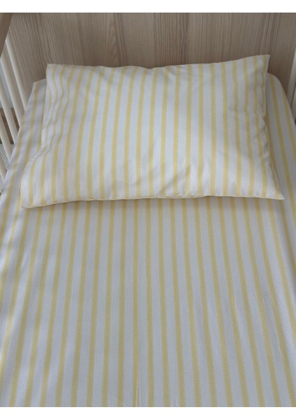 % 100 Pamuk Bebek Nevresim Takımı Sarı Yel Değirmeni ve Kaz (El Emeği) indirimleri