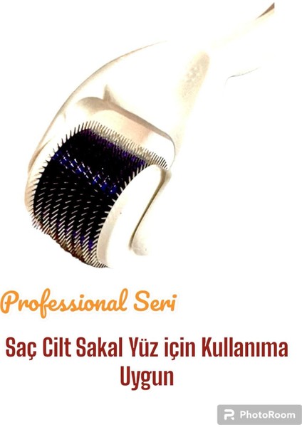 25 Adet Titanyum Uçlu 540 Iğneli Derma Roller 0.5 mm Beyaz