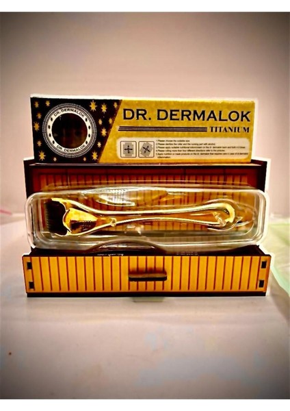 Dermaroller Gold Professional 0.5mm Saç, Sakal, Kaş Serum Kullanımına Uygun Yeni Seri fiyatları