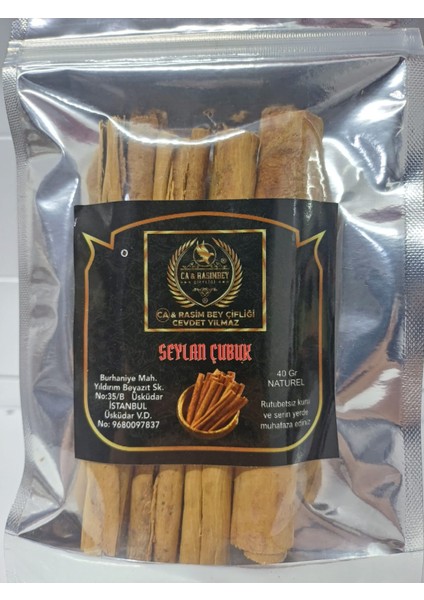 Rasim Bey Çiftliği Seylan Çubuk 40 gr