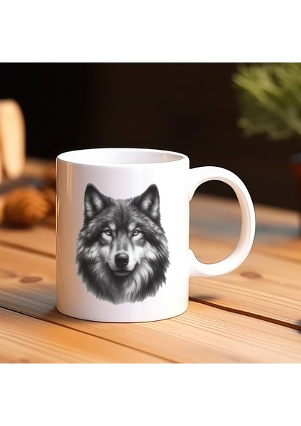 Kurt Desenli Kupa Fincan