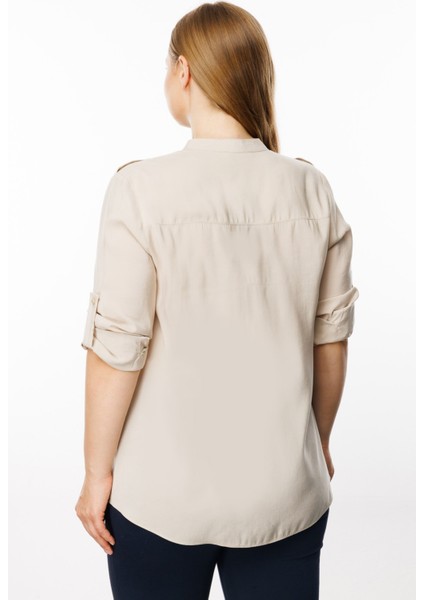 Apoletli Gömlek Kum fırsatları