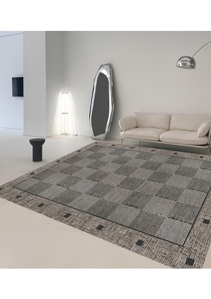Kaymaz Taban Modern Premium Kalite Salon Mutfak Koridor Halısı Vizon 4038
