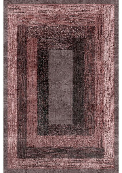 Kaymaz Taban Modern Premium Kalite Salon Mutfak Koridor Halısı Pembe 4089