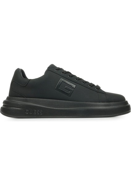 Erkek Siyah Elba Logolu Sneaker