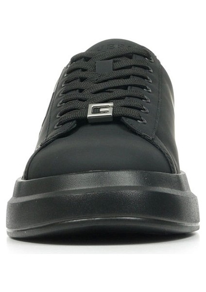 Erkek Siyah Elba Logolu Sneaker