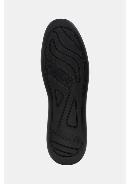 Erkek Siyah Elba Logolu Sneaker
