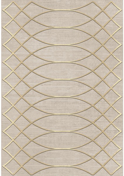 Kaymaz Taban Modern Premium Kalite Salon Mutfak Koridor Halısı Vizon 4076