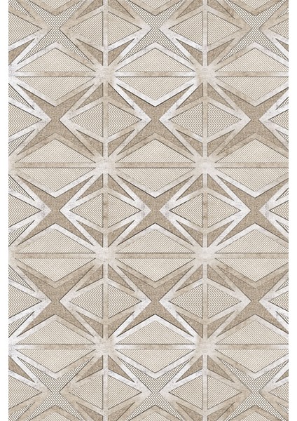 Kaymaz Taban Modern Premium Kalite Salon Mutfak Koridor Halısı Vizon 4059