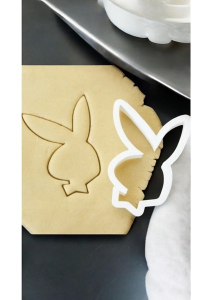 Playboy Tavşanı Kurabiye Kalıbı 3 Adet