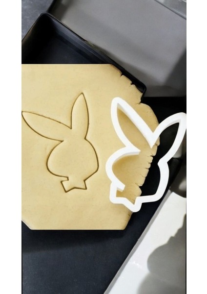Playboy Tavşanı Kurabiye Kalıbı 3 Adet modelleri