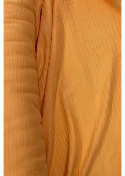 Çok Amaçlı Müslin Pamuklu Bebek Örtü ve Battaniye Kumaşı Müslin Bez Turuncu 7 fiyatları