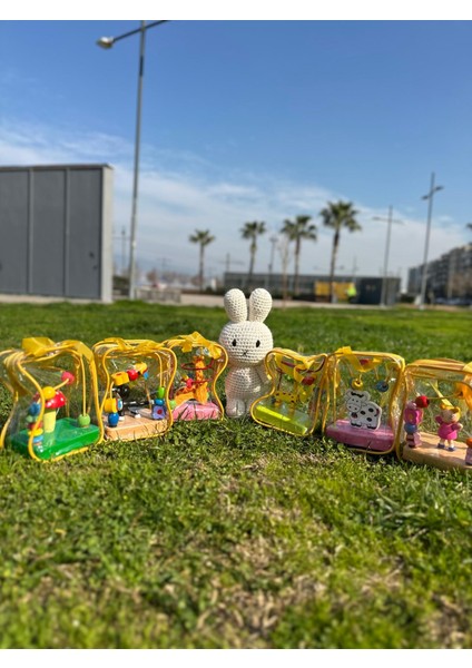 Çantalı Mini Inek Figürlü Helezon Koordinasyon Eğitici Öğretici Geliştirici Ahşap Oyuncak fiyatları