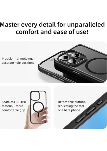 ROCK Apple iPhone 16 Kılıf Guard Serisi Silikon - Titanium Siyah
