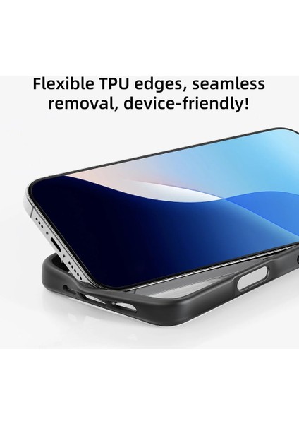 ROCK Apple iPhone 16 Kılıf Guard Serisi Silikon - Titanium Siyah