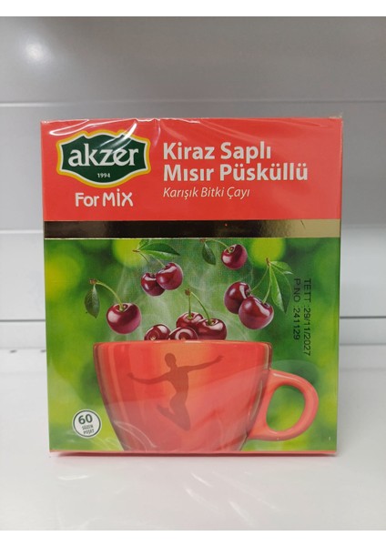 Kiraz Saplı Mısır Püsküllü Karışık Bitki Çayı 90 gr