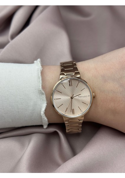 Rose Gold Ferrucci Kadın Kol Saati modelleri