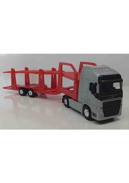 1:64 Ölçek Volvo Fh Taşıyıcı Tır/// Gri Renk Küçük Boy