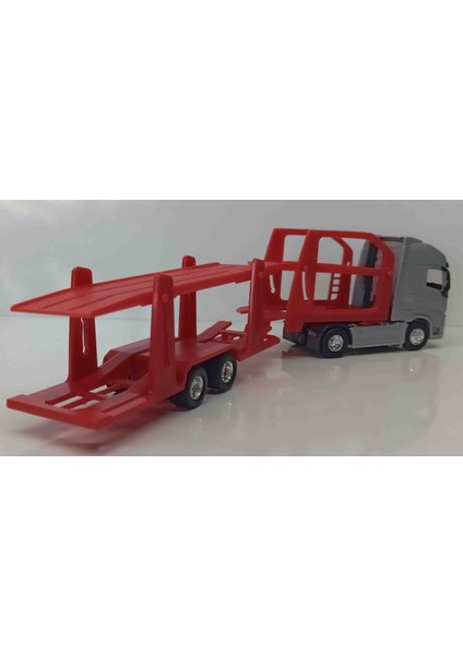 1:64 Ölçek Volvo Fh Taşıyıcı Tır/// Gri Renk Küçük Boy modelleri