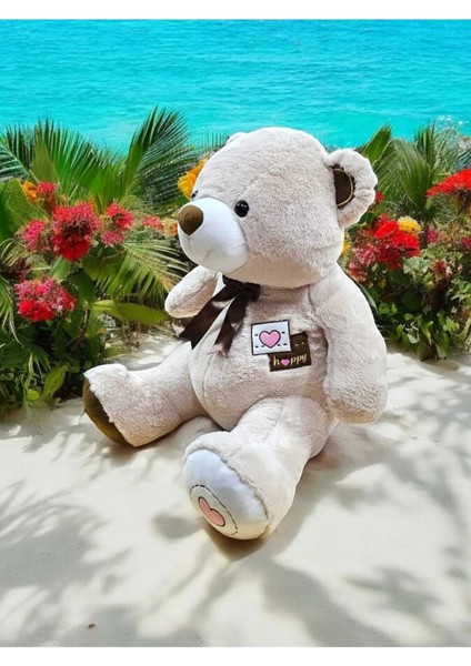 Sevgililer Gününe Özel Sevimli Kahverengi Peluş 90 cm Ayı Oyuncak Ayıcık En Güzel Hediyeler