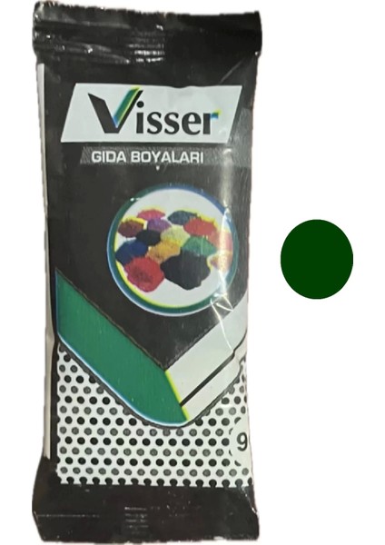 Gıda Boyası Toz Koyu Yeşil Renklendirici 9 gr