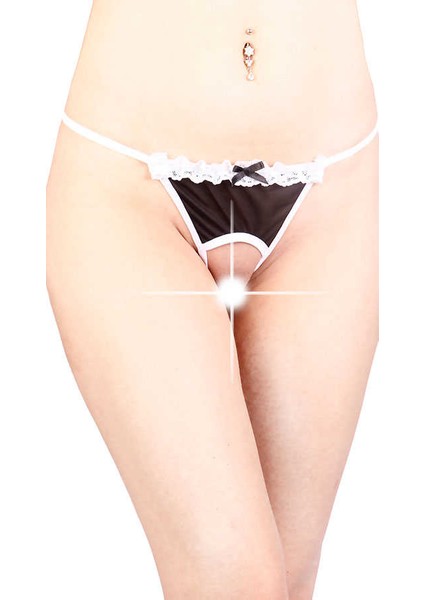 Özel Bölgesi Açık Kurdeleli Tanga