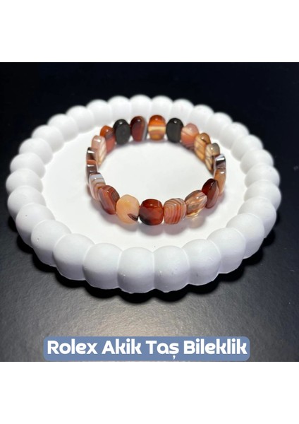 Akik Rolex Taş Bileklik
