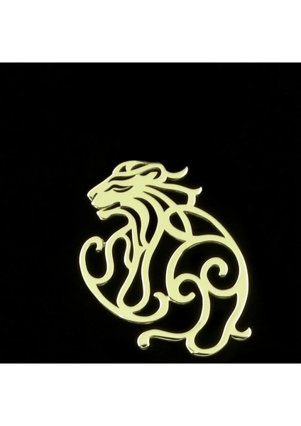 14 Ayar Altın Kolye Ucu Aslan GM768 0.5 gr