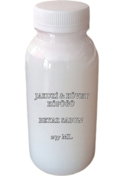 Beyaz Sabun Kokulu Aromaterapi Jakuzi & Küvet Köpüğü Banyo Duş Köpüğü 275 Ml.
