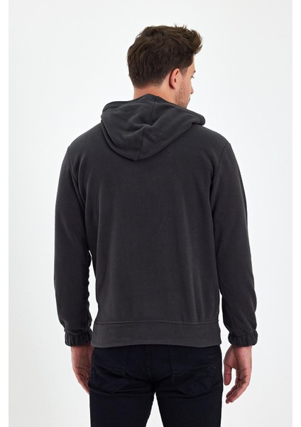 Erkek Polar Kapüşonlu Kanguru Cepli Sweat indirimleri