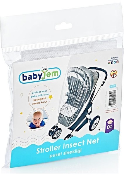 Puset Bebek Arabası Sinekliği 070 Beyaz