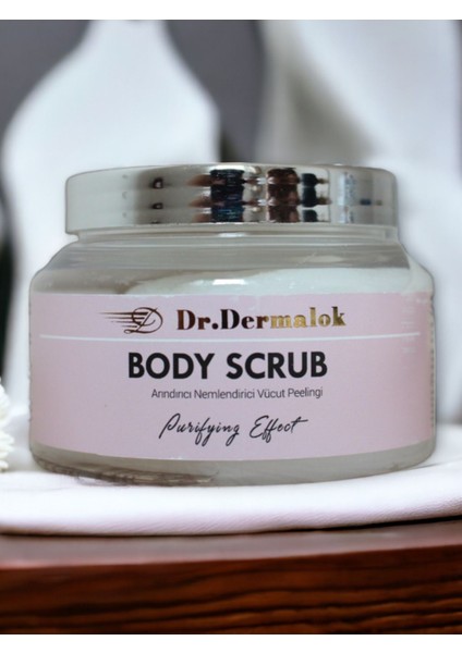 Body Scrub Besleyici Arındırıcı Nemlendirici Vücut Peelingi Deniz Tuzu Içerikli 300 gr Premium Seri