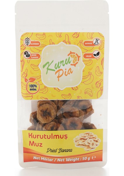Kurutulmuş Muz 50 gr
