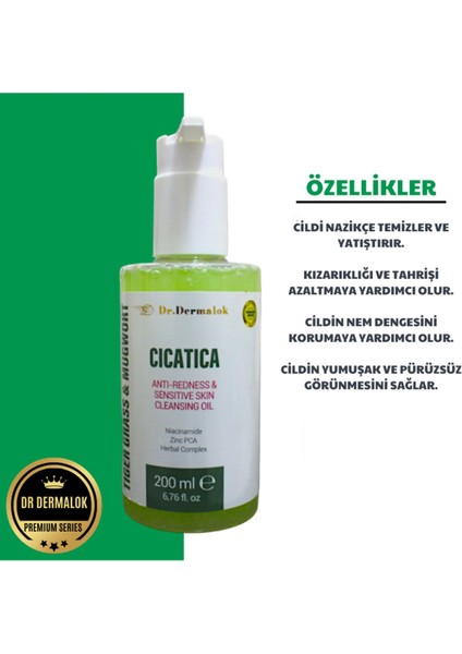Cıcatıca Tıger Grass&mugwort Kızarma Önleyici & Onarıcı Yüz Temizleme Jeli Premium Series fiyatları