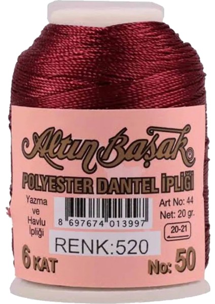 3 Adet Oya ve Dantel Ipi 20 gr - No: 520