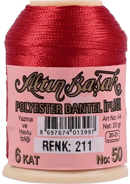 3 Adet Oya ve Dantel Ipi 20 gr - No: 211